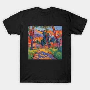 peaceful town les Fauves fauvism art T-Shirt